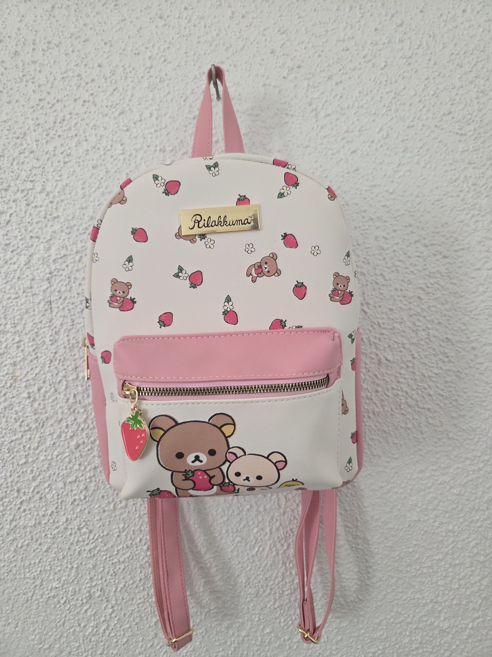 Rilakkuma Strawberry Mini Backpack